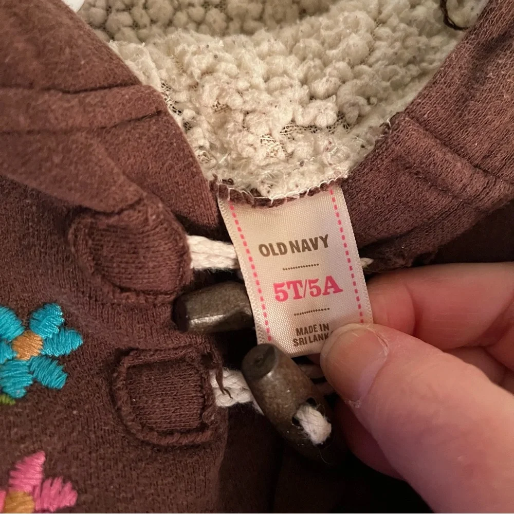 Old Navy 5t floral coat - Picture 4 of 4